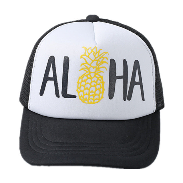 ALOHA Pineapple Trucker Hat