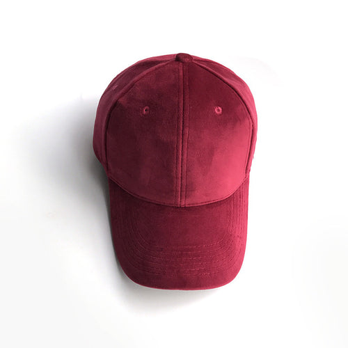 Velvet Snapback Cap